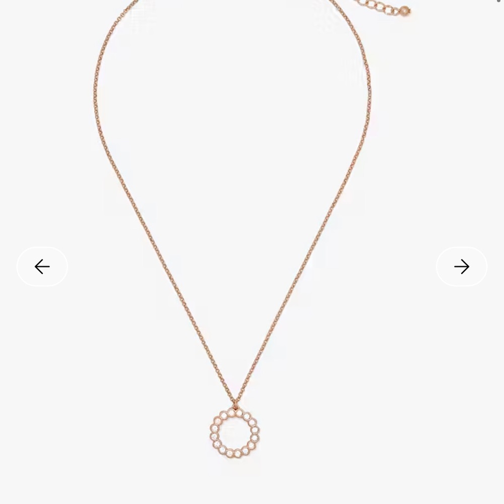 Kate Spade Gold Open Circle Necklace